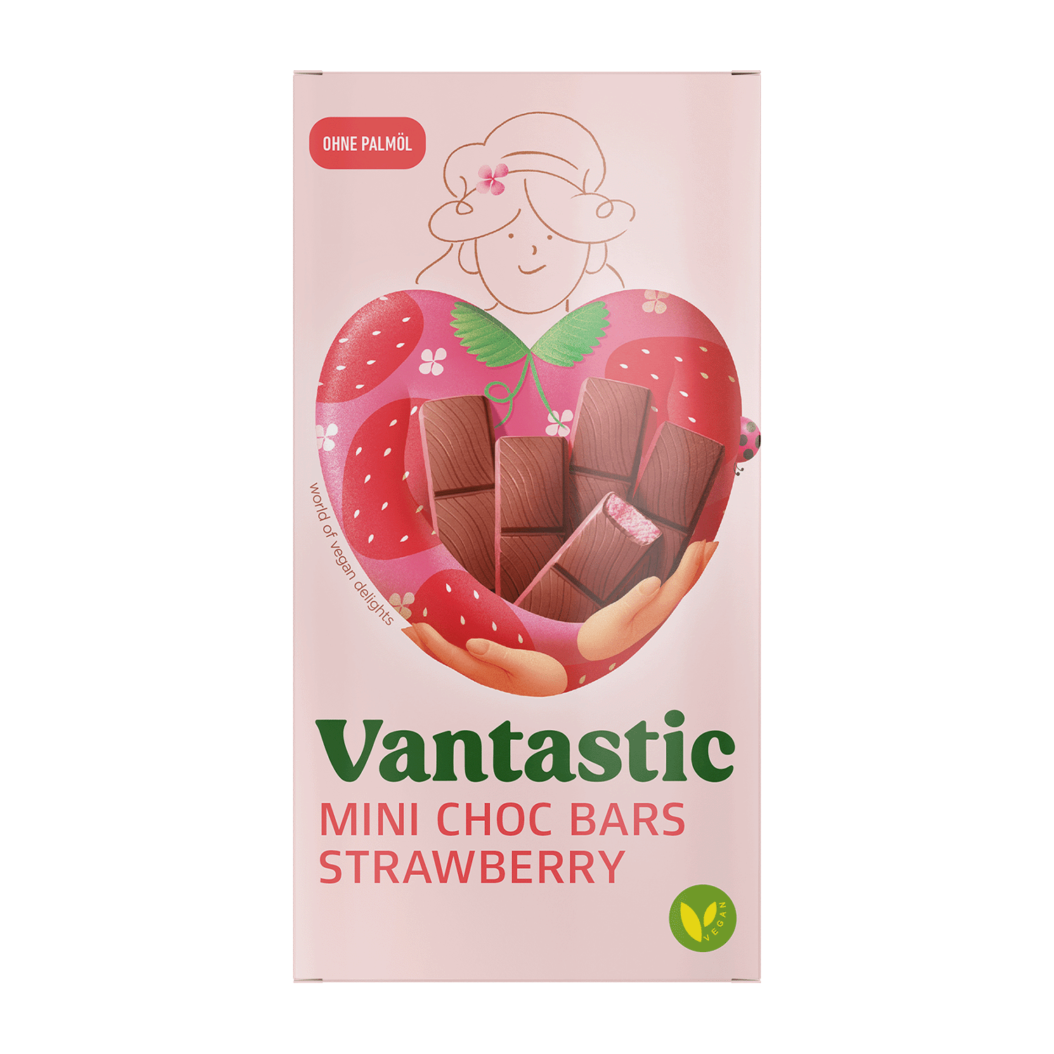 Mini Choc Bars Strawberry