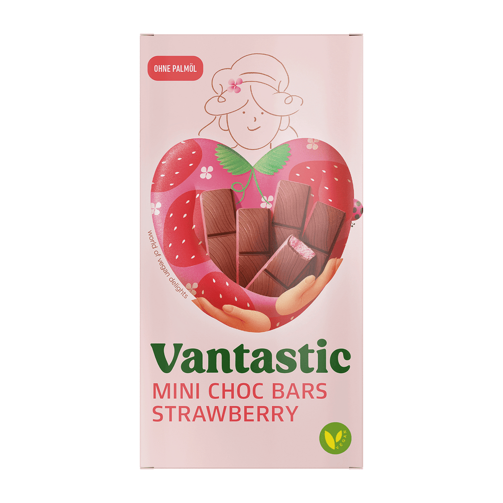 Mini Choc Bars Strawberry