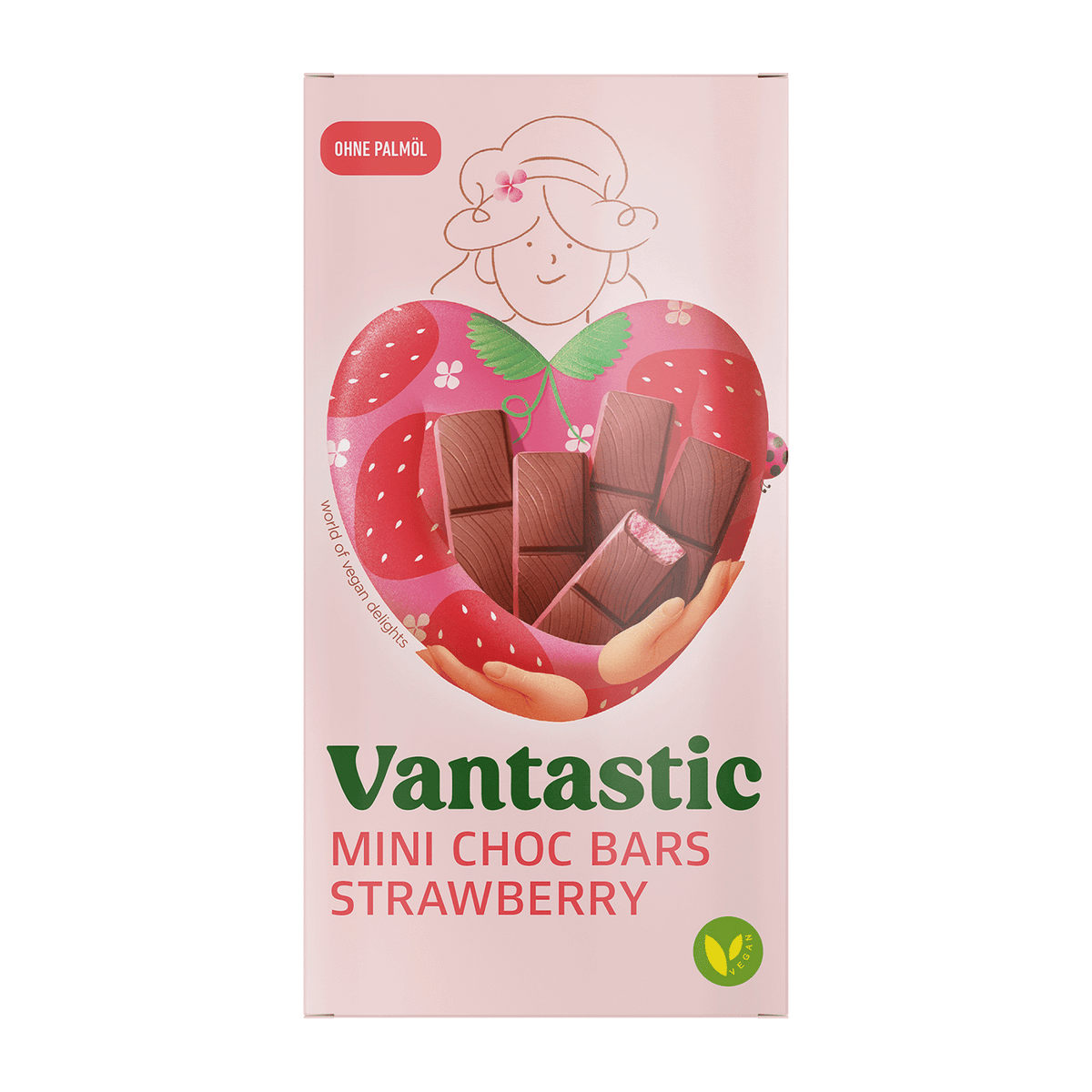 Mini Choc Bars Strawberry