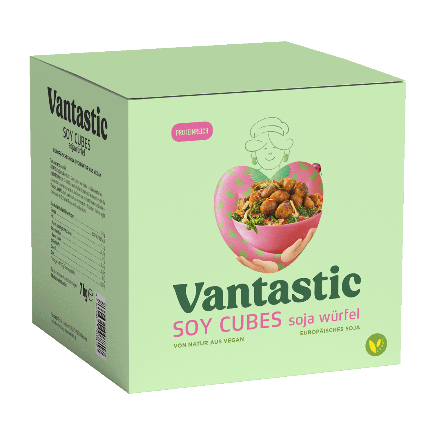 Soy Cubes Großpack, Sojawürfel