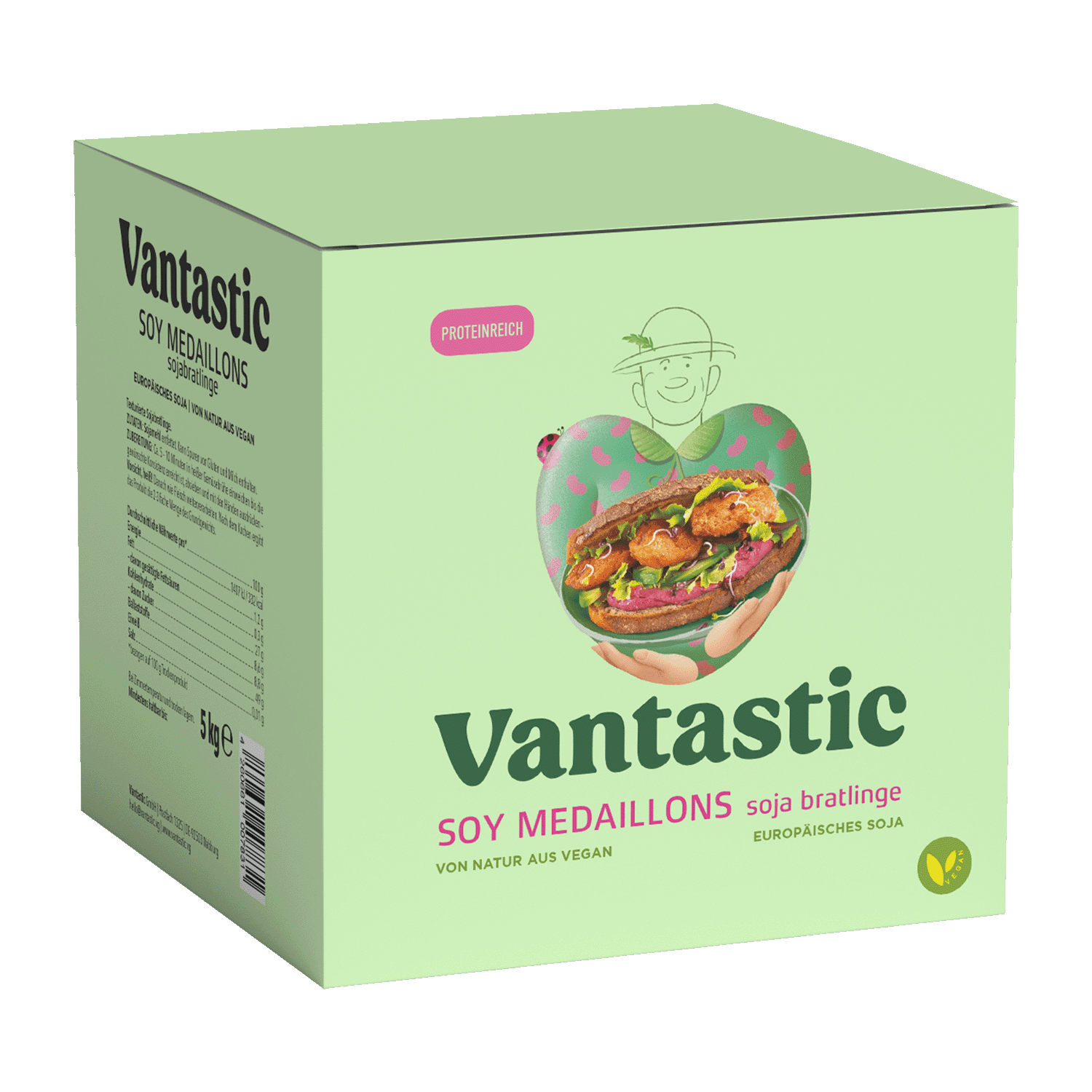 Soy Medaillons Großpack, Soja Bratlinge