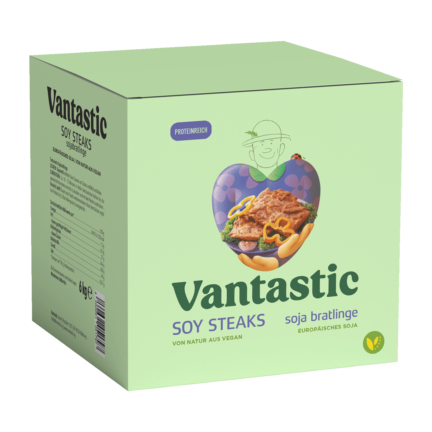 Soy Steaks Großpack, Sojabratlinge