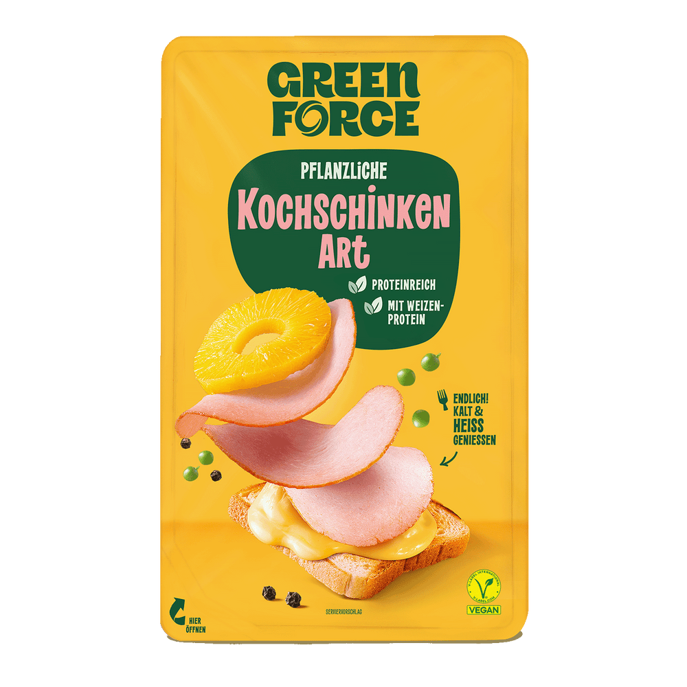 Veganer Aufschnitt Kochschinken Art