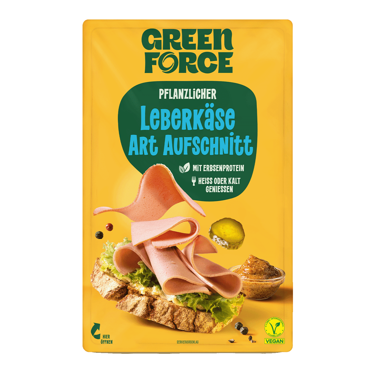 Veganer Aufschnitt Leberkäse