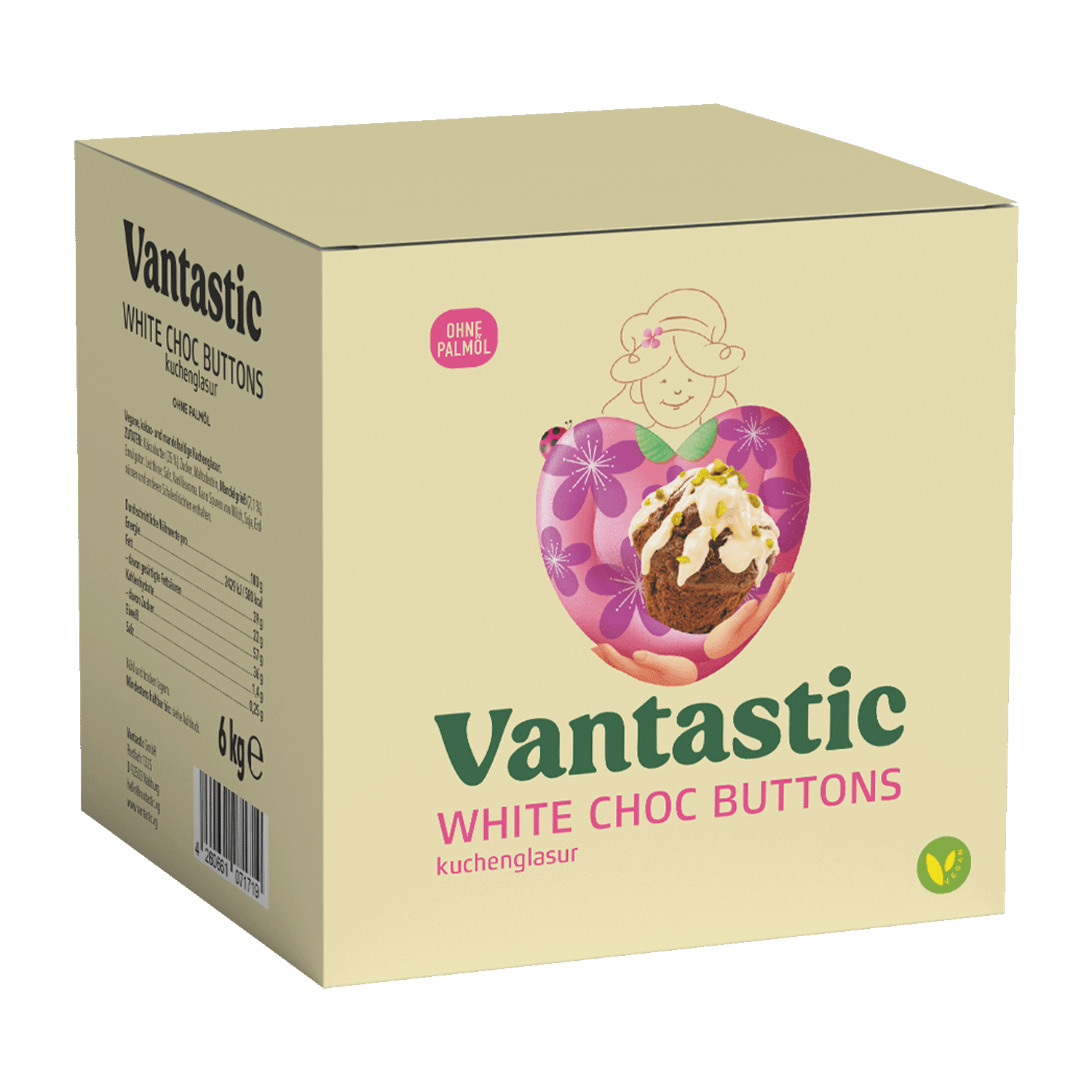 White Choc Buttons Großpack