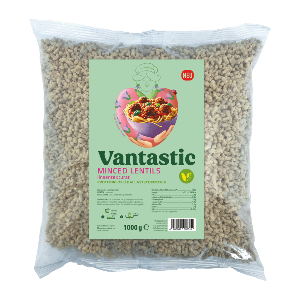Minced Lentils, Linsentexturat