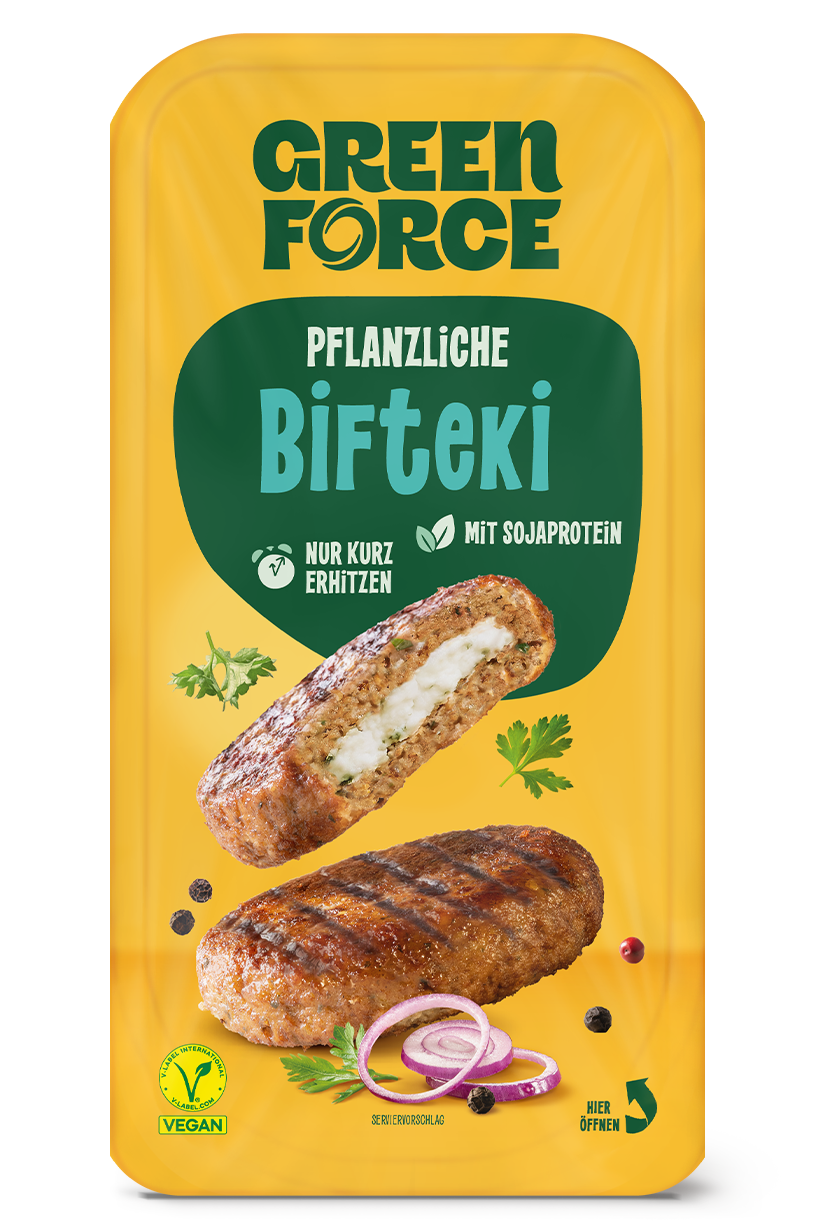 GREENFORCE Pflanzliche Bifteki, 180g