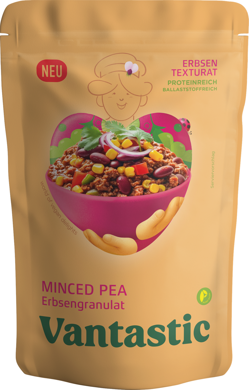 Minced Pea, Erbsengranulat