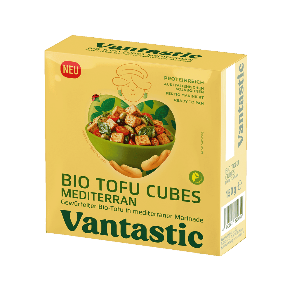 Tofu Cubes Mediterran