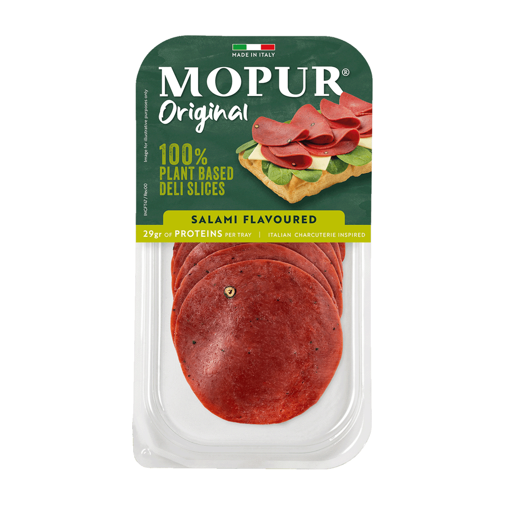 Veganer Salami Aufschnitt