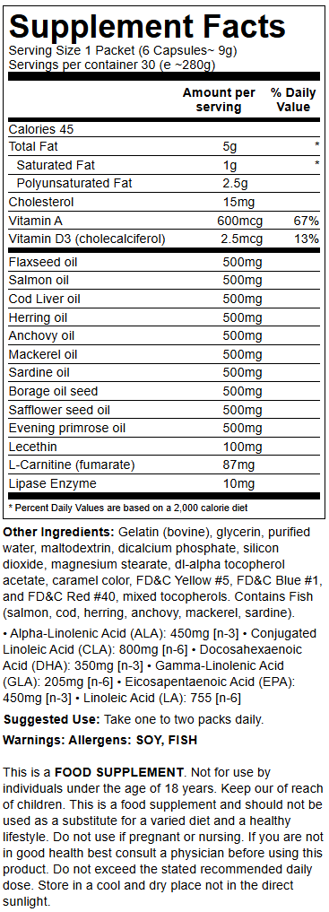 Animal Advanced Omega - 30 packs