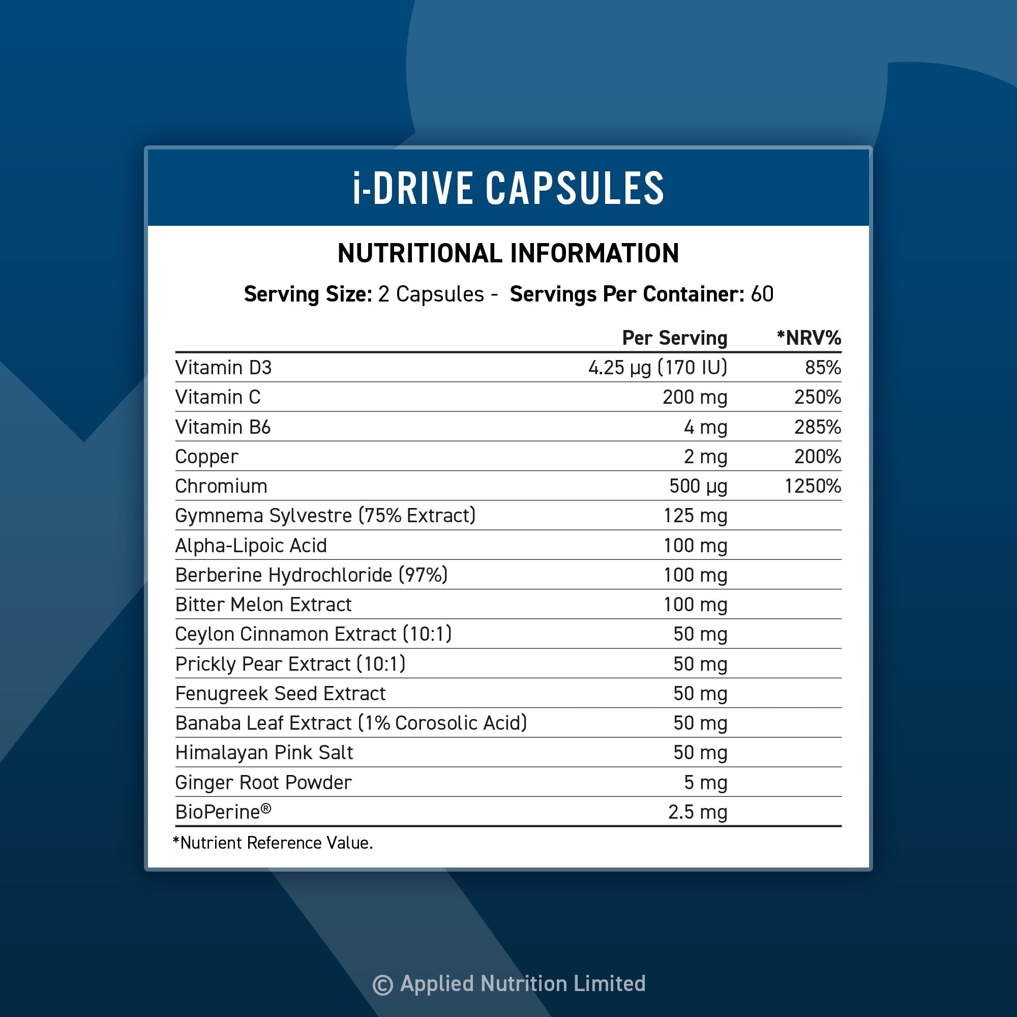 Applied Nutrition i-Drive - 120 caps