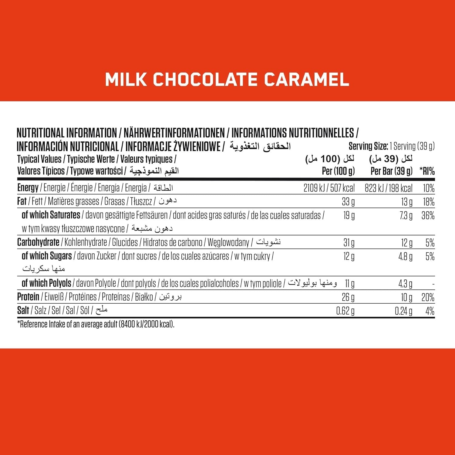 Applied Nutrition Protein Wafer - 12 x 39 g