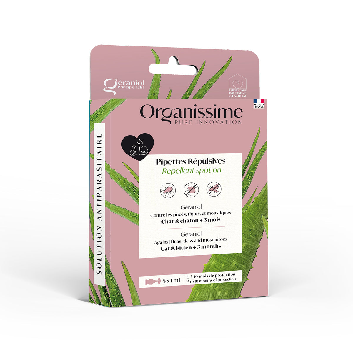 ORGANISSIME ANTIPARASITÄR KATZENPIPETTE