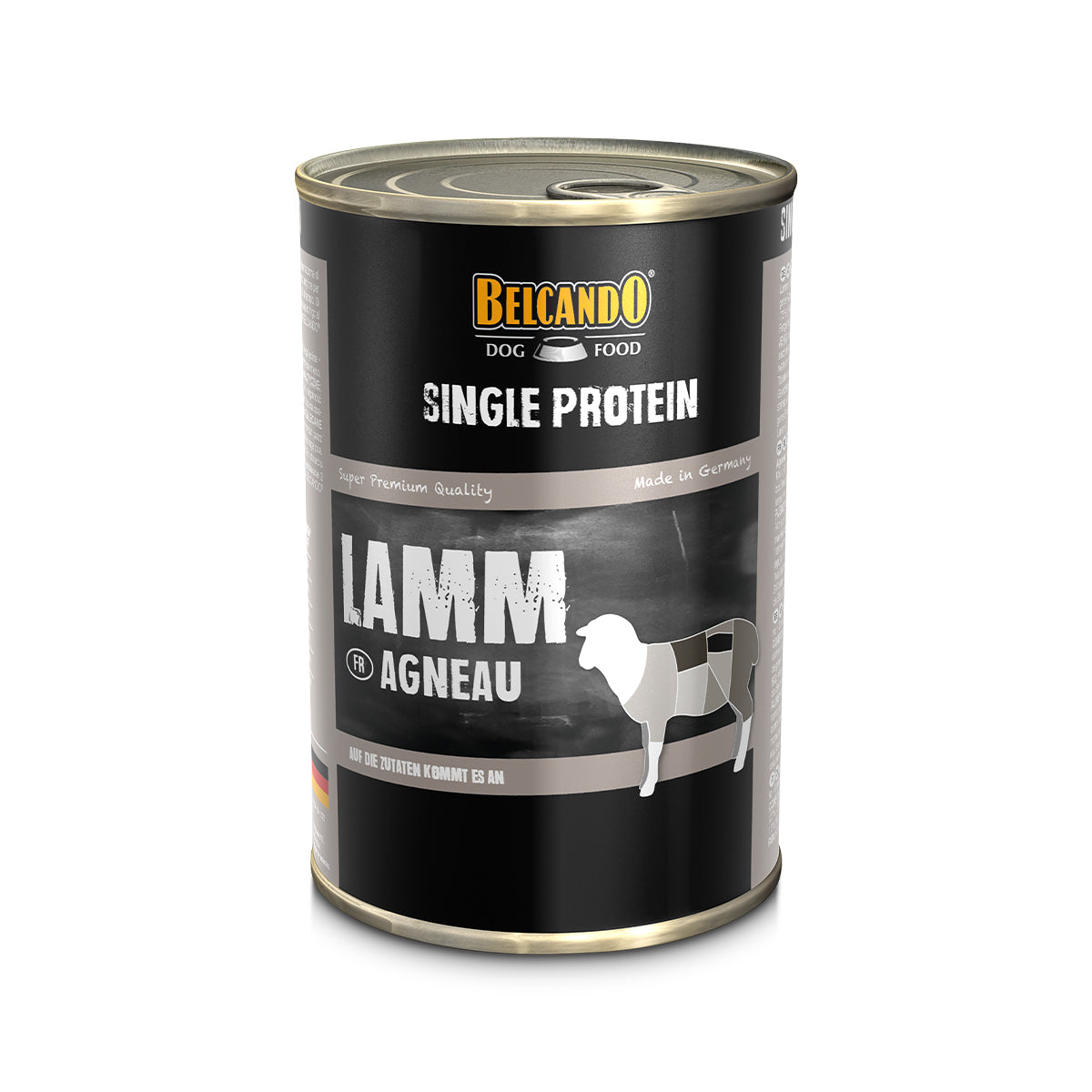 DOSE BELCANDO 400 G "SINGLE PROTEIN" LAMM - 6 STK