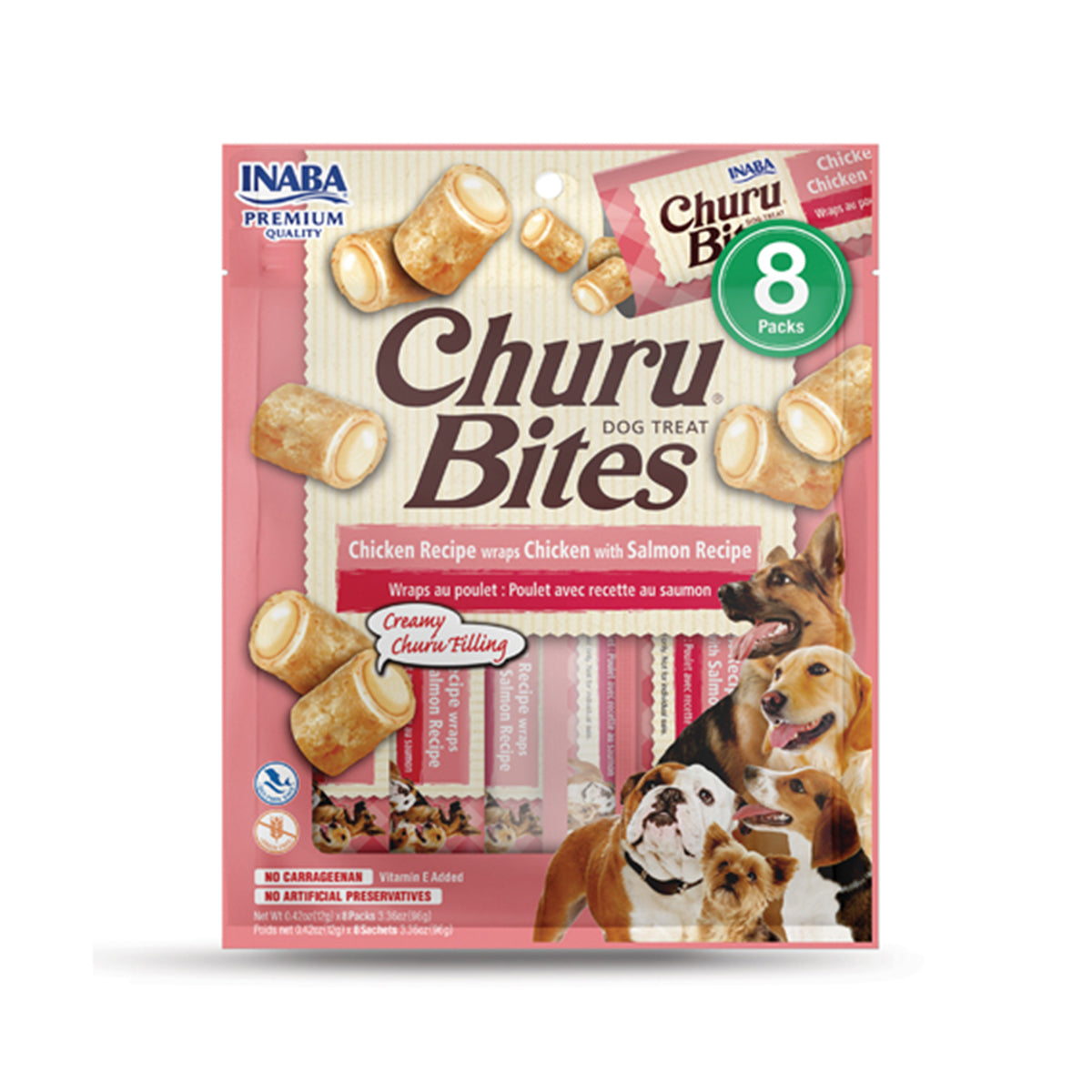CHURU BITES HUNDE HUHN UND LACHS