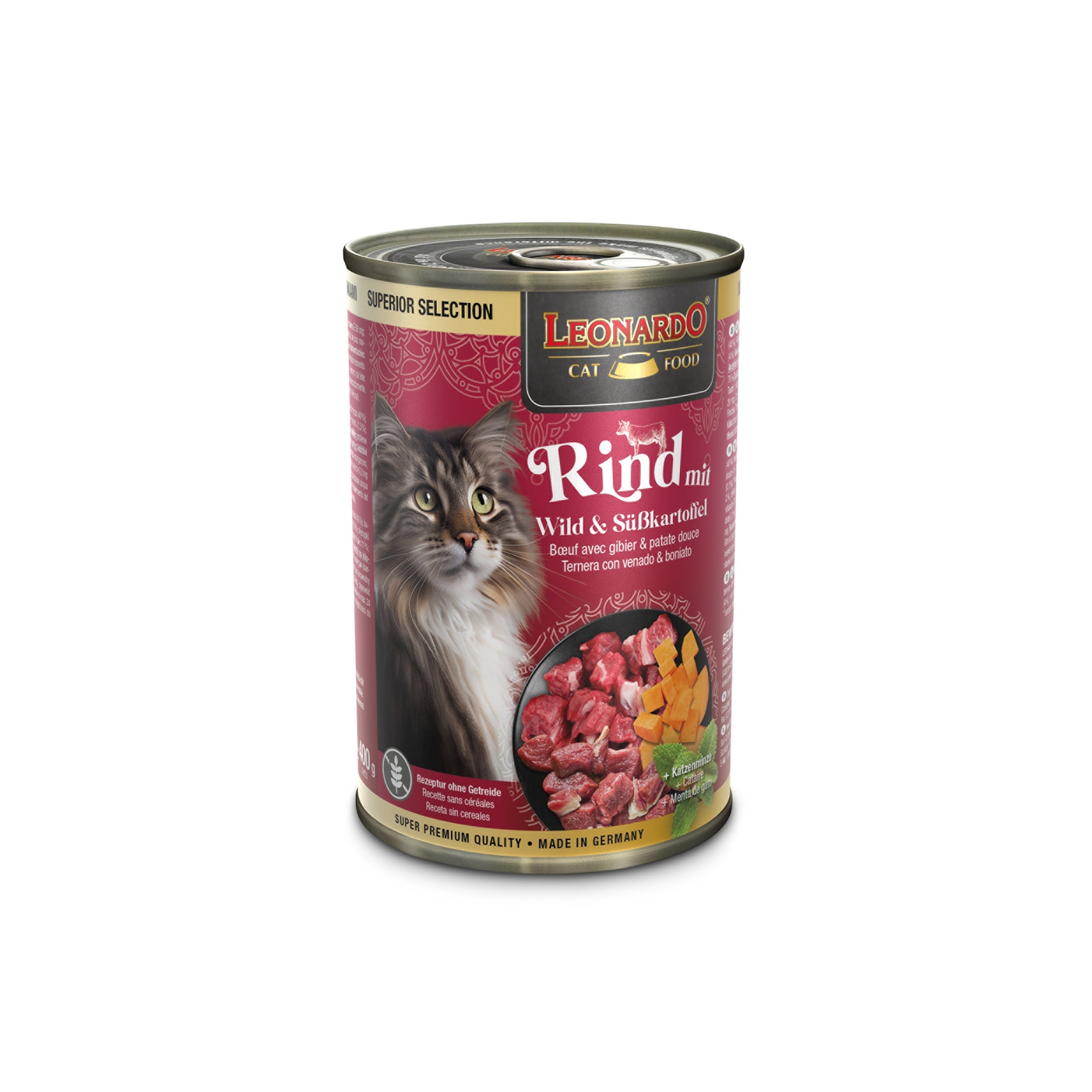 LEONARDO SUPERIOR RINDFLEISCH 400 G DOSEN - 6 STK