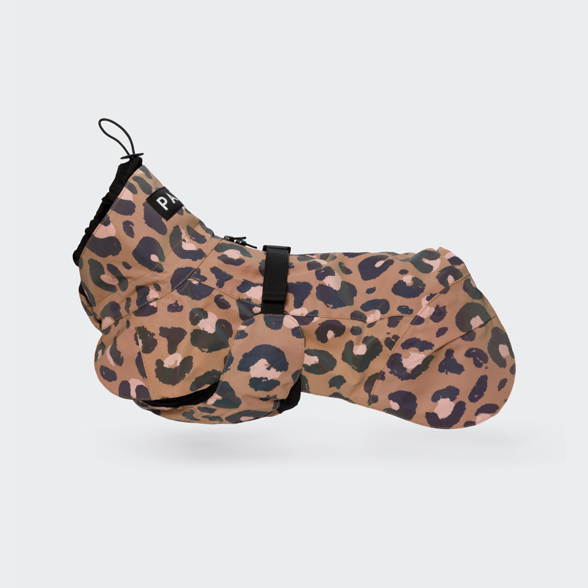 PAIKKA REGENMANTEL VISIBILITY LITE BEIGE LEOPARD 45