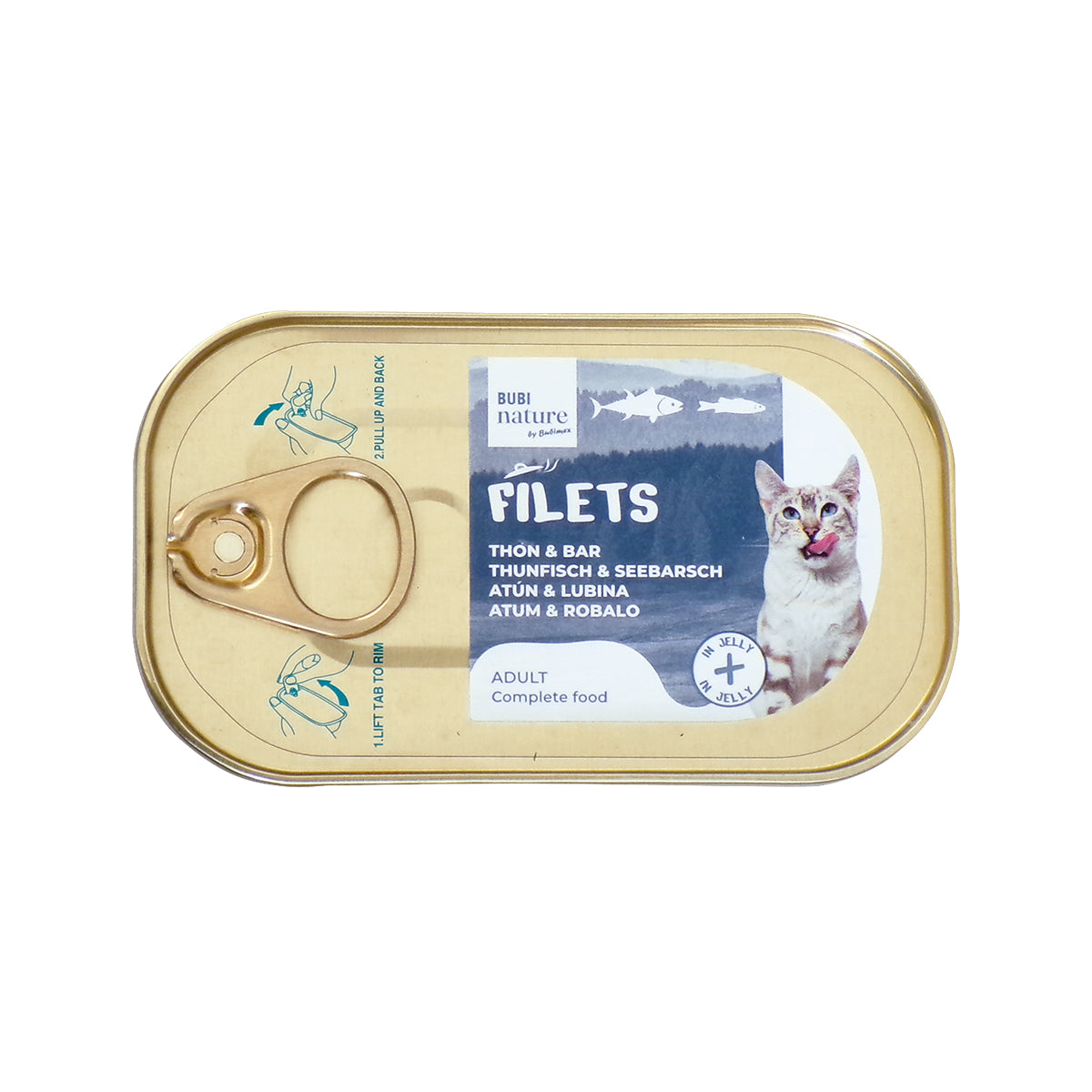 BUBI NATURE THUNFISCH & BARSCH IN GELEE 12 x 85G