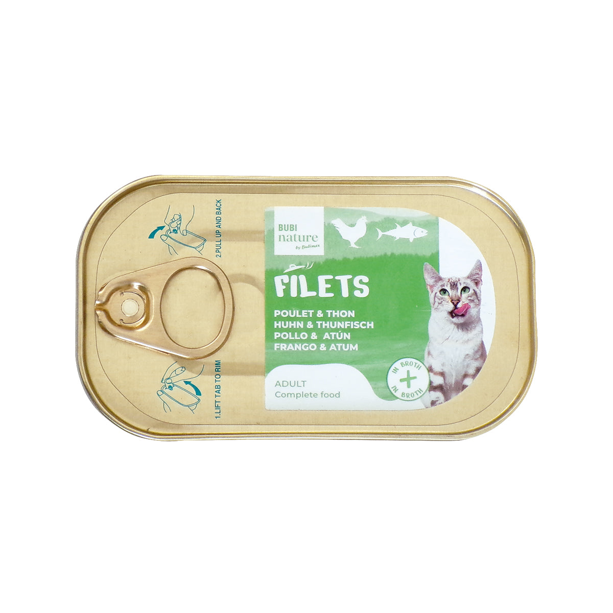BUBI NATURE HUHN UND THUNFISCH IN BRÜHE 12 x 85G