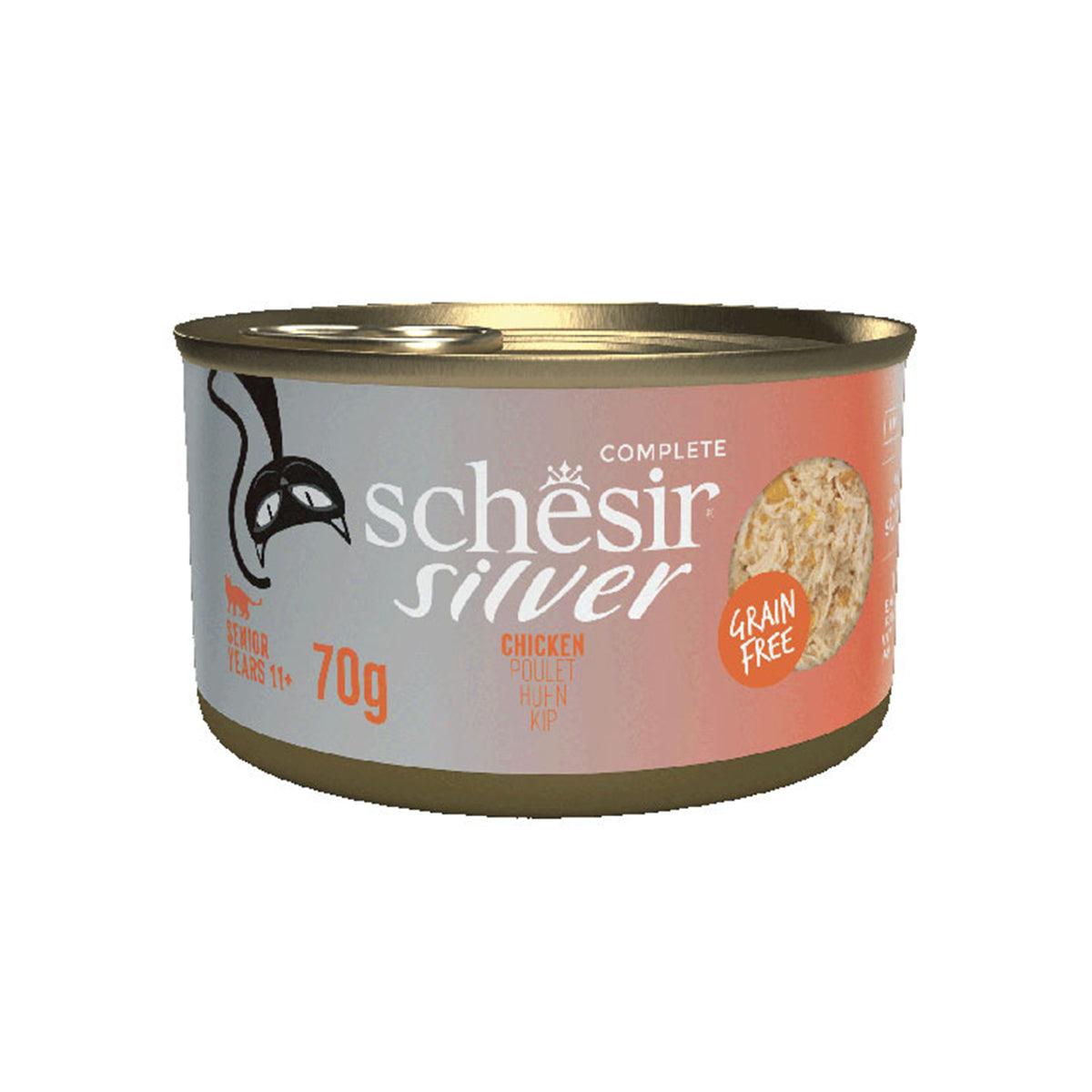 SCHESIR SILBERFILET IN BRÜHE, DOSEN 12 X 70G HUHN
