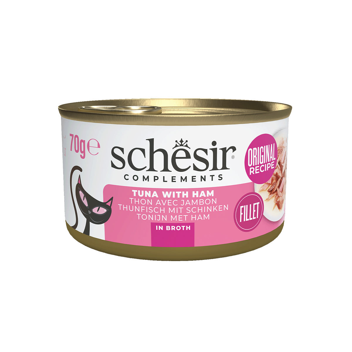 SCHESIR BRÜHE 12 X 70 G THUNFISCH UND SCHINKEN