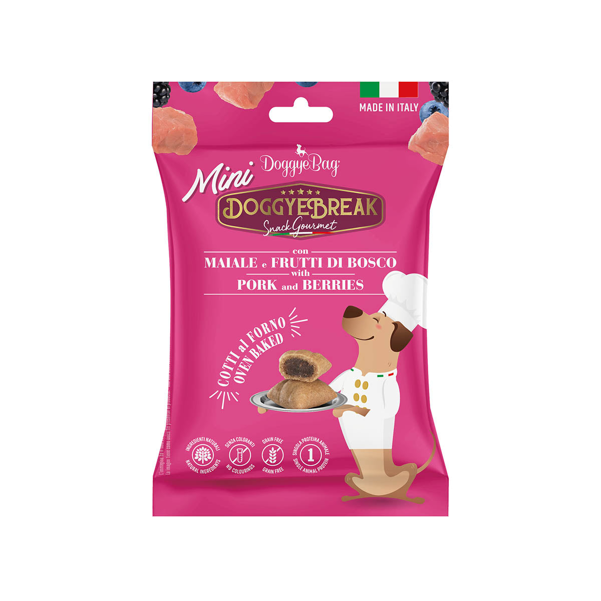 DOGGYEBAG DOGGYEBREAK MIT SCHINKEN UND WALDFRÜCHTEN 60 G