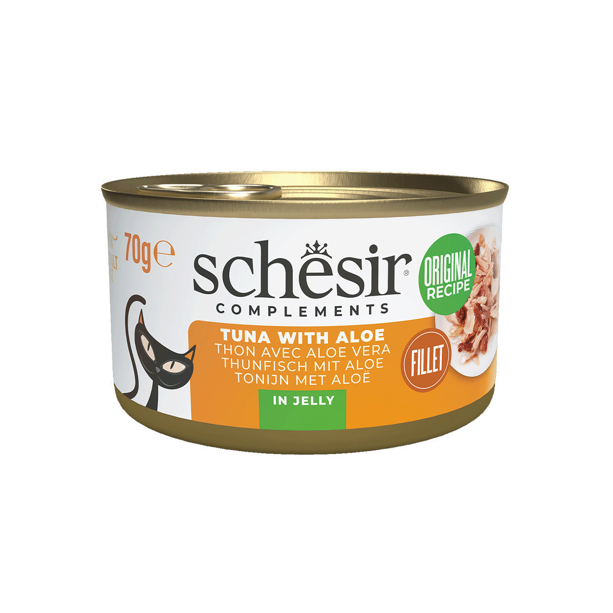 SCHESIR JELLY 12 X 70 G THUNFISCH MIT ALOE