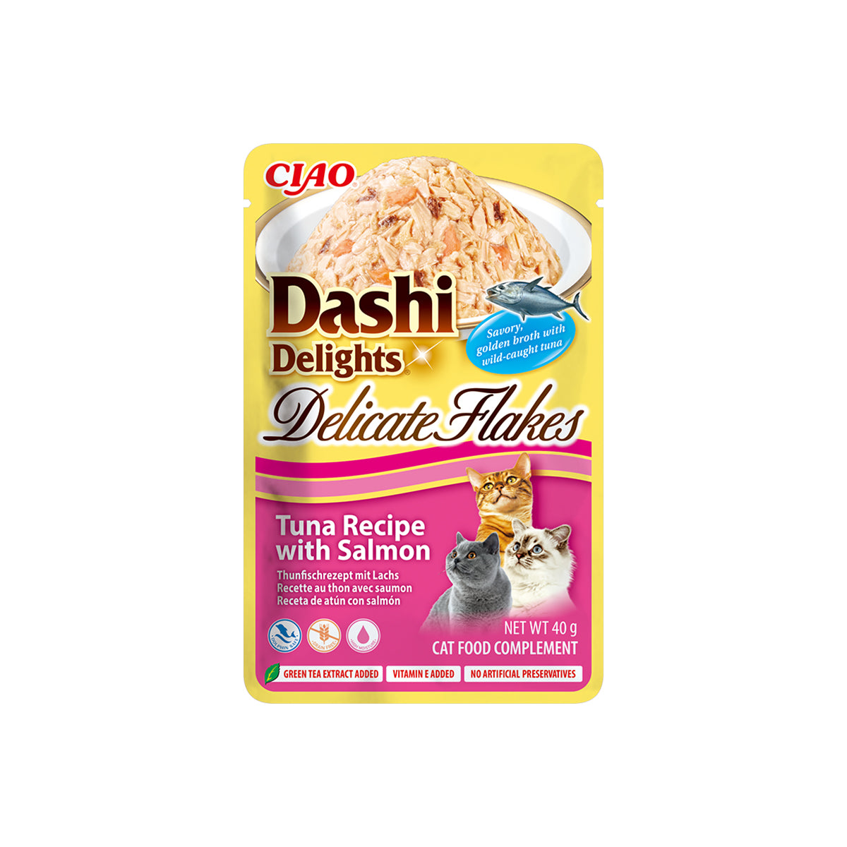 DASHI DELIGHTS ZARTE FLOCKEN MIT THUNFISCH UND LACHS