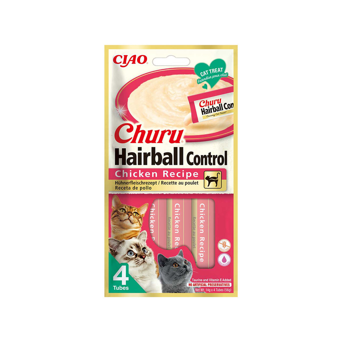 CHURU-PÜREE-HAIRBALL-HÄHNCHEN