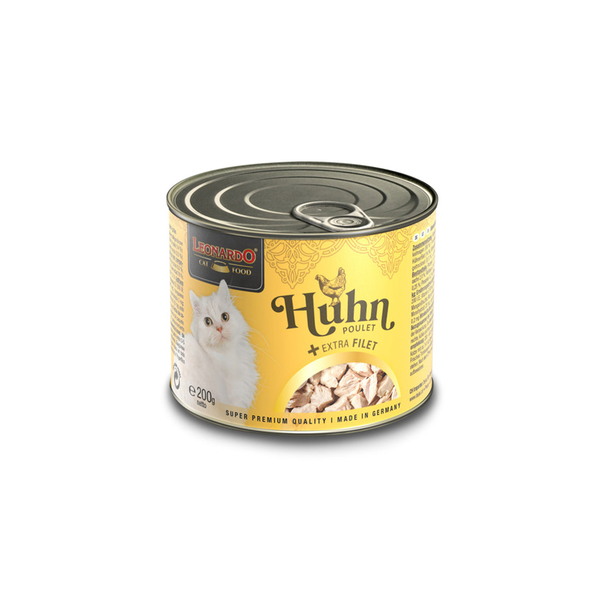 DOSEN LEONARDO HUHN + EXTRA FILET 200 G - 6 STK