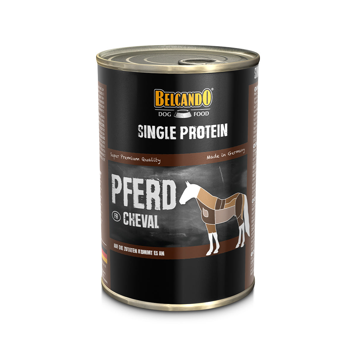 DOSE BELCANDO 400 G "SINGLE PROTEIN" PFERD - 6 STK