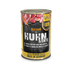 DOSE BELCANDO 400 G HUHN UND ENTE,     HIRSE UND KAROTTEN - 6 STK