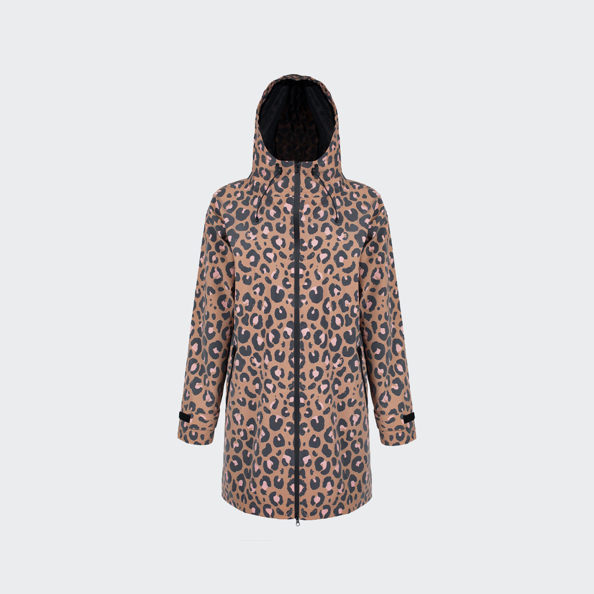 PAIKKA REGENMANTEL VISIBILITY HUMAN LEOPARD BEIGE XS