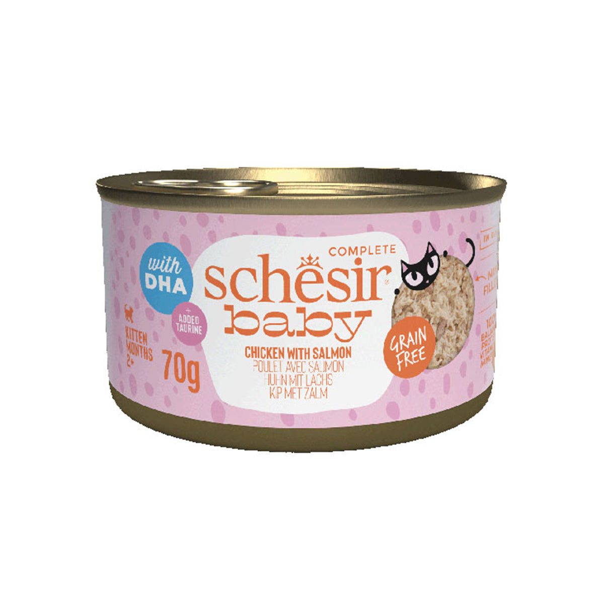 SCHESIR BABYFILET IN BRÜHE DOSE 12 X 70G HÜHNCHEN UND LACHS