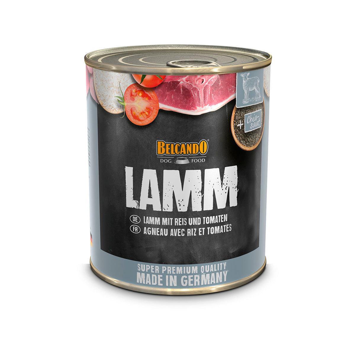 DOSE BELCANDO 800 G LAMM MIT REIS UND  TOMATE - 6 STK