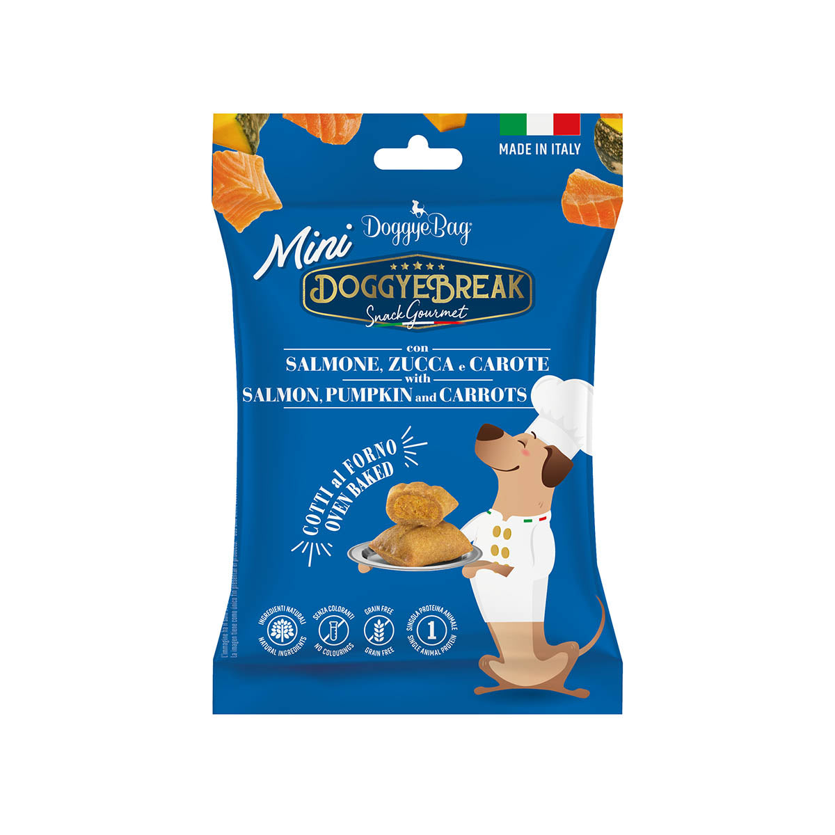 DOGGYEBAG DOGGYEBREAK MIT LACHS UND KAROTTE 60 g