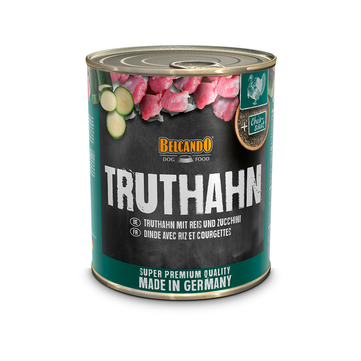 DOSE BELCANDO 800 G PUTE MIT REIS UND  ZUCCHINI - 6 STK