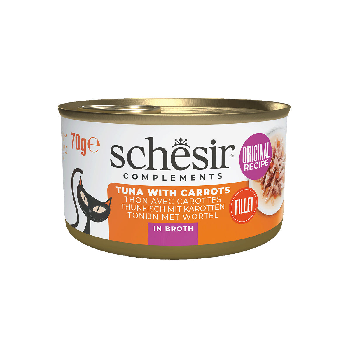 SCHESIR BOUILLON 12 X 70 G THUNFISCH UND KAROTTE