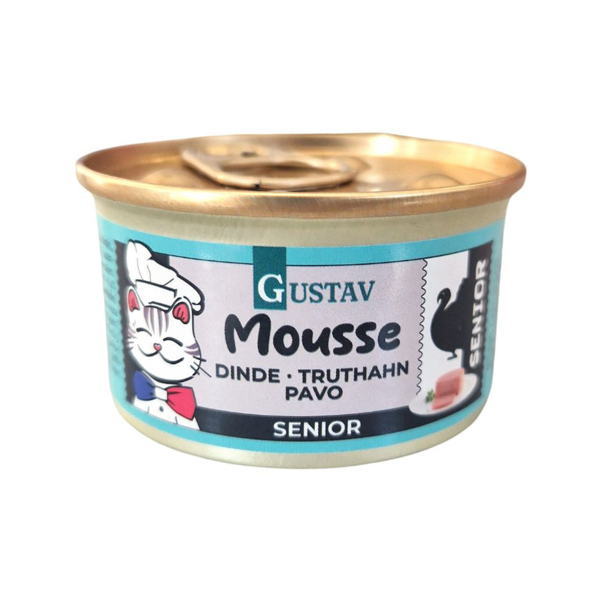 GUSTAV MOUSSE SENIOR HUHN 12 x 85 g