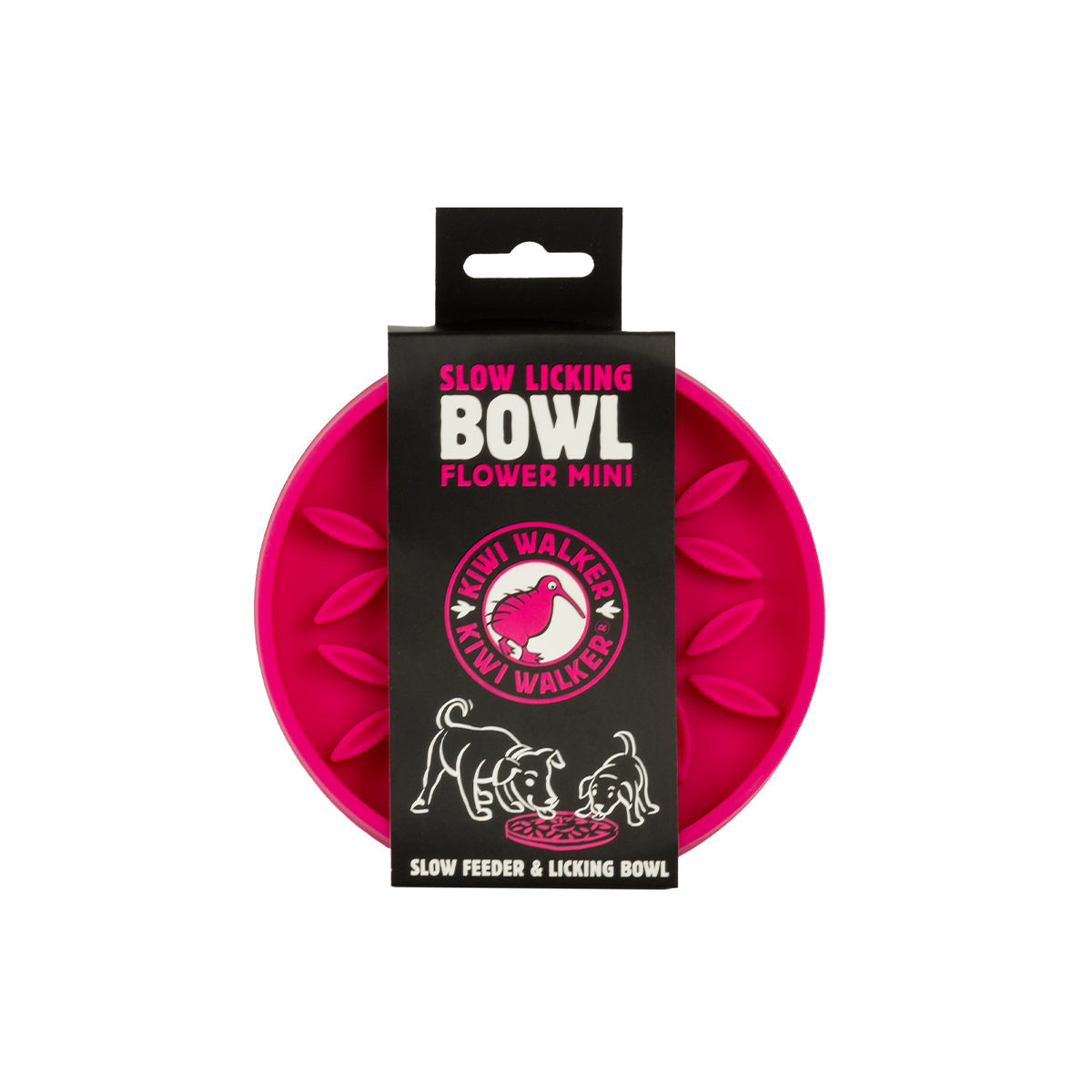 KIWI NAPF ANTI-VIELFRASS FLOWER MINI ROSA