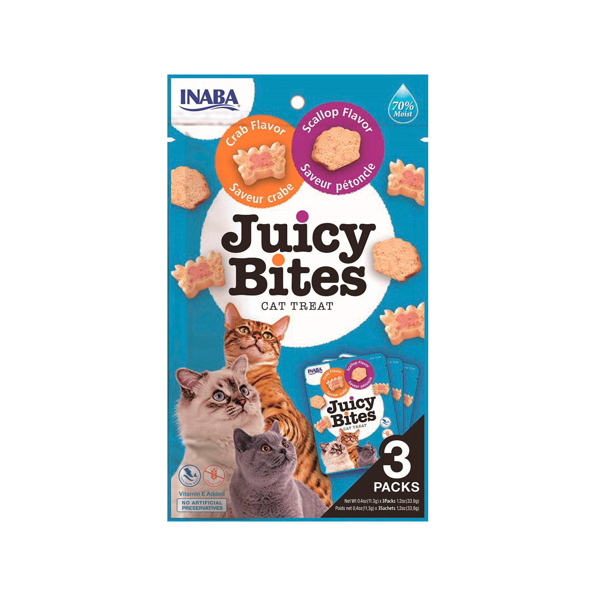 JUICY BITES KRABBEN UND JAKOBSMUSCHELN