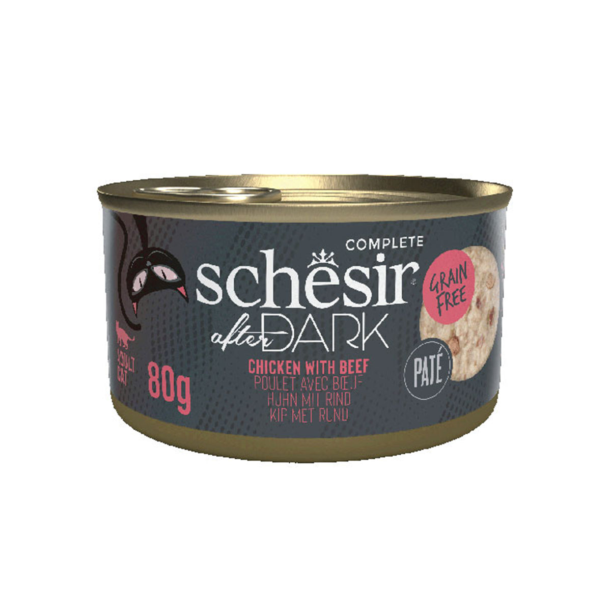 SCHESIR AFTER DARK PATE DOSEN 12 X 80G HUHN UND RINDFLEISCH
