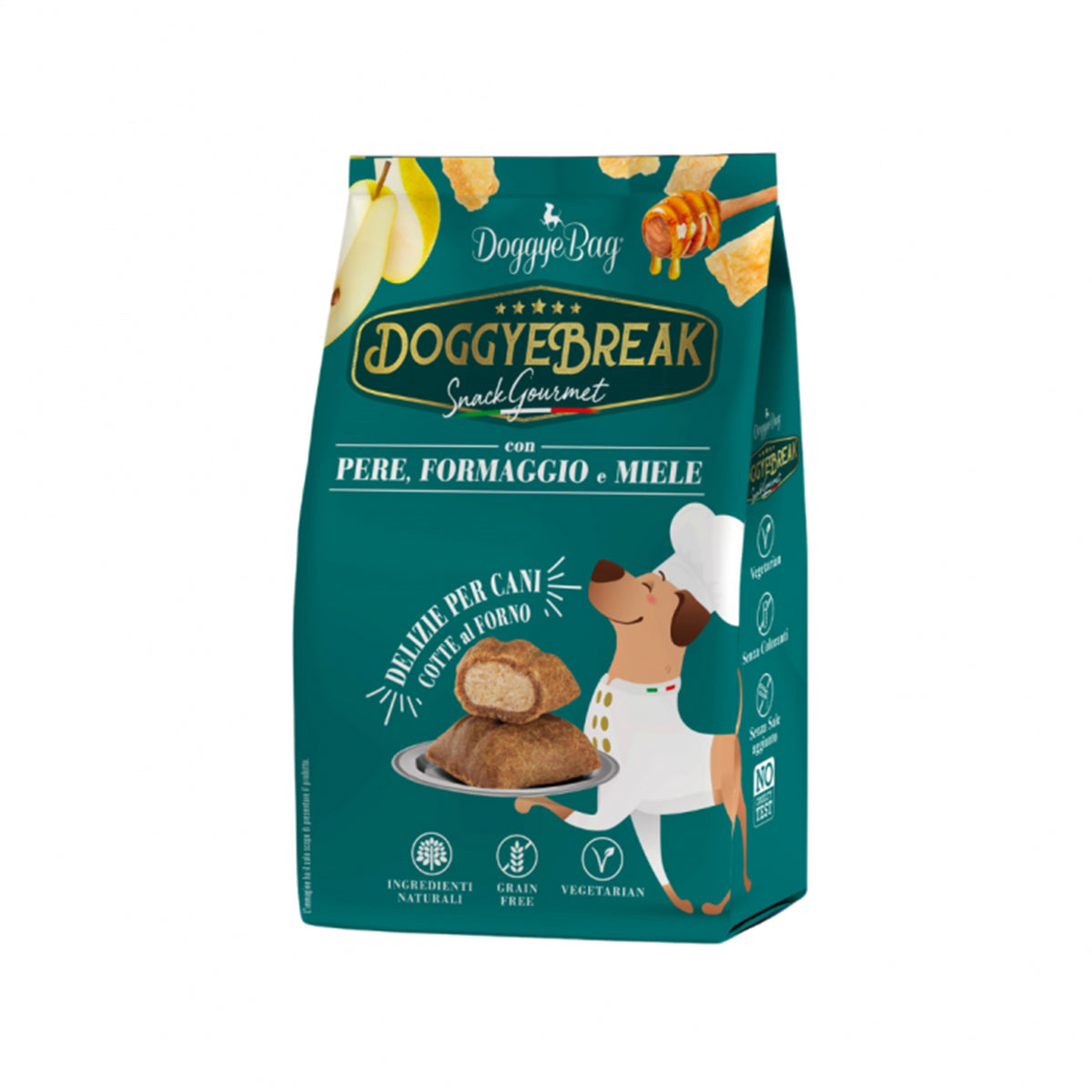 DOGGYEBAG DOGGYEBREAK MIT BIRNE, KÄSE UND HONIG 180 g