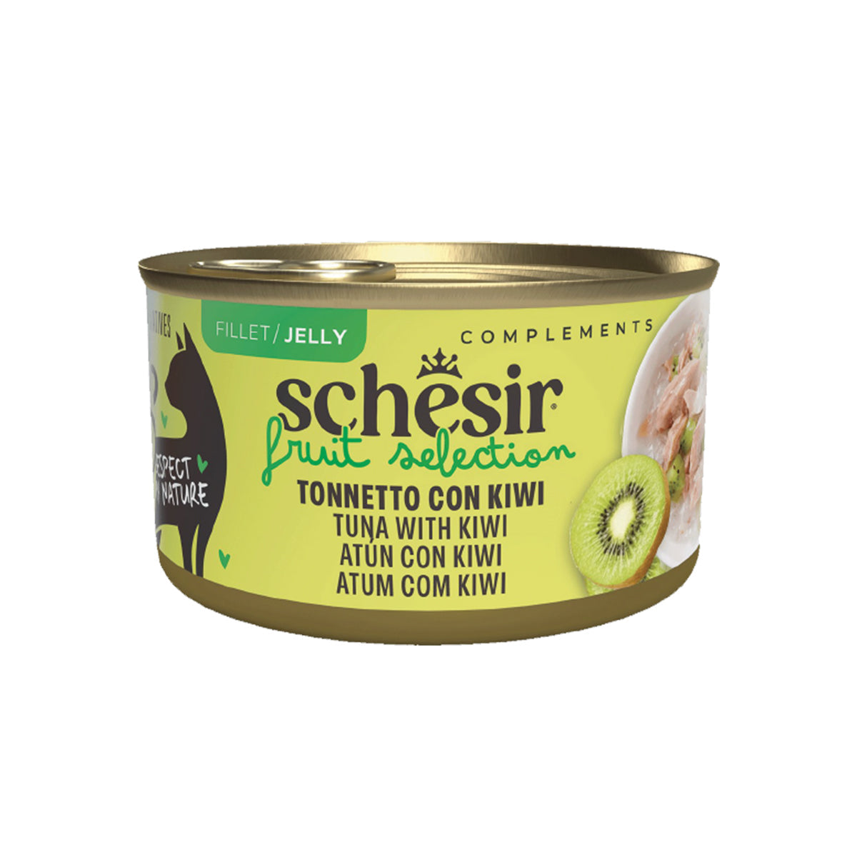 SCHESIR GELEE 12 X 75 G THUNFISCH UND KIWI