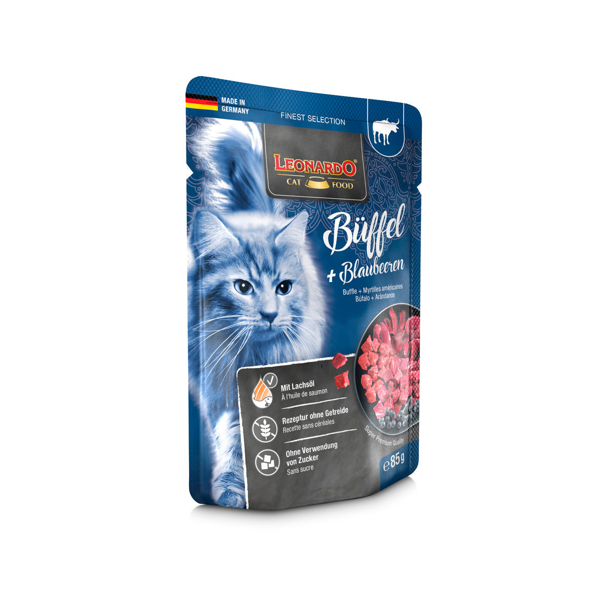 BEUTEL LEONARDO 85 G BUEFFEL + BLAUBEEREN - 16 STK