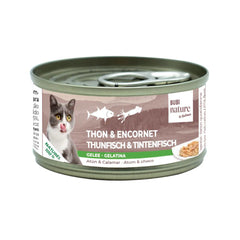 BUBI NATURE THUNFISCH UND TINTENFISCH IN GELEE 24 X 70G