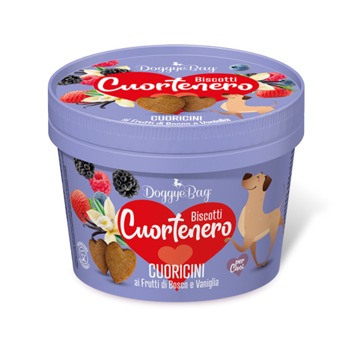 DOGGYEBAG CUORTENERO CUORICINI MIT BEEREN UND VANILLE 150 g