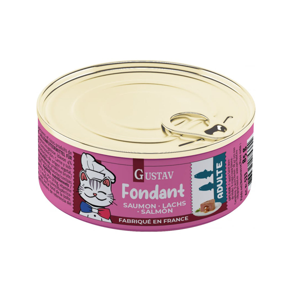 GUSTAV ZART SCHMELZEND KATZE LACHS 12 x 85 g