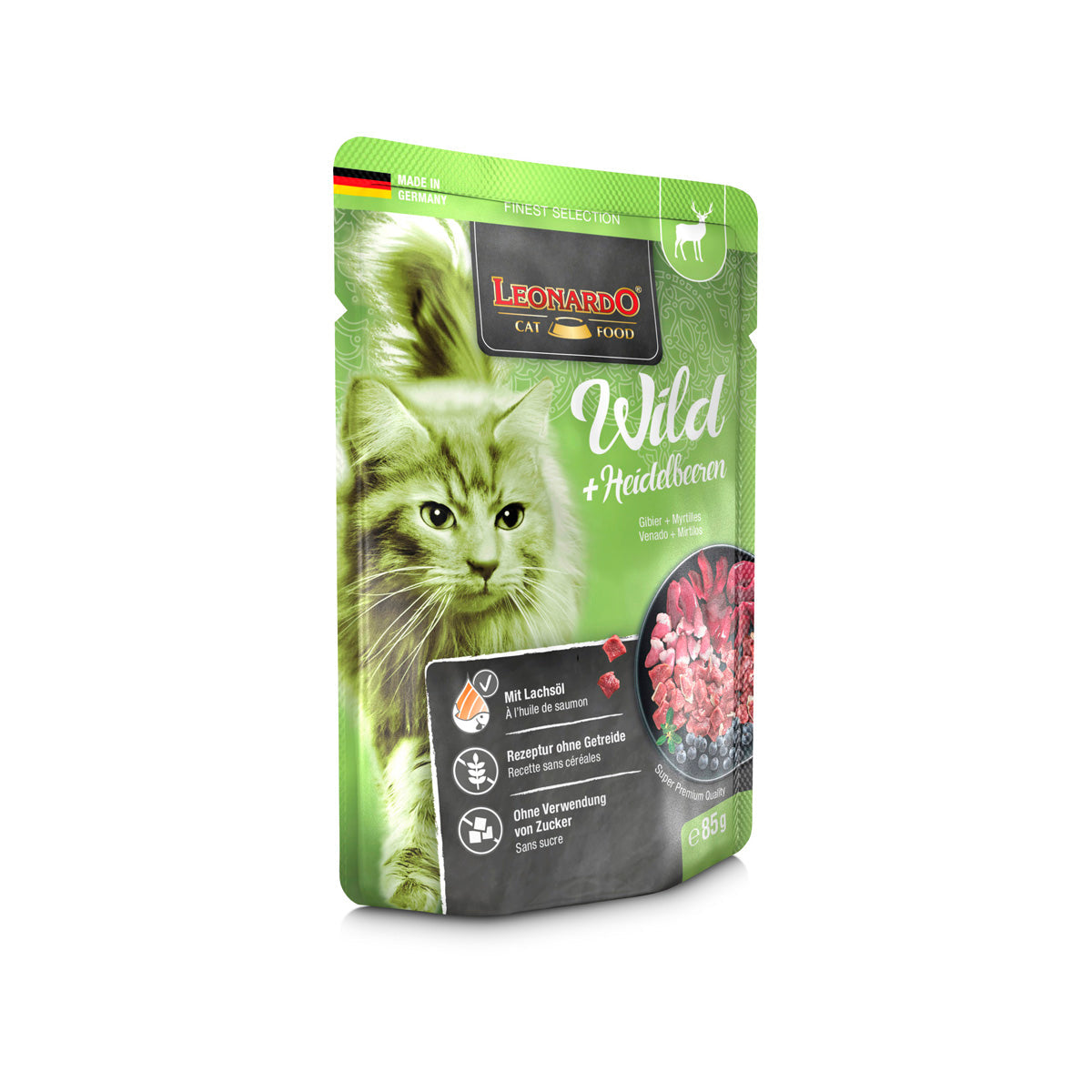 BEUTEL LEONARDO 85 G WILD + HEIDELBEEREN - 16 STK